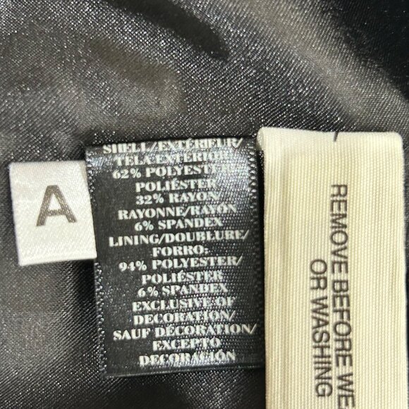 Ann Taylor Dress XS Womens Colorblock Sheath Dress Yellow Accent Back Zipper NEW - Picture 15 of 15